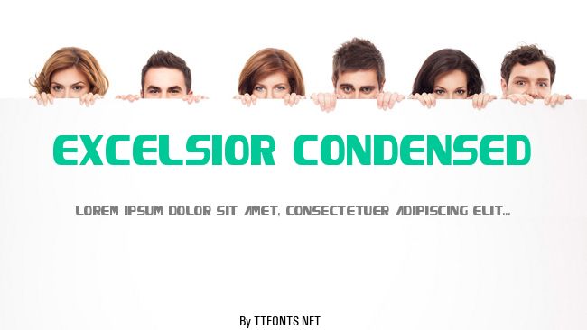 Excelsior Condensed example